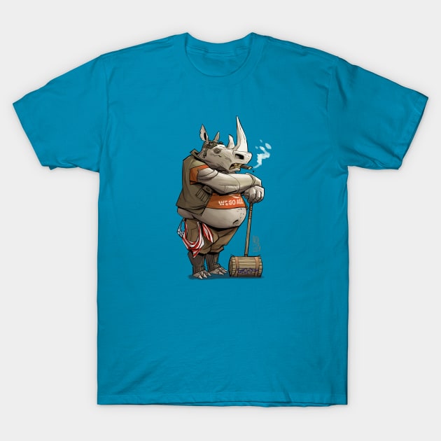 TMNT Rocksteady T-Shirt by markodjeska